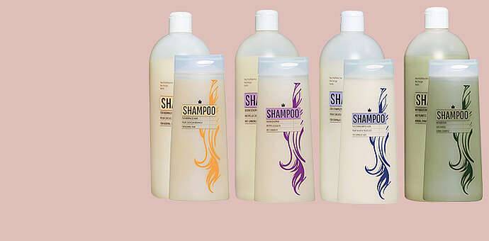 shampoings bouteilles de recharges 