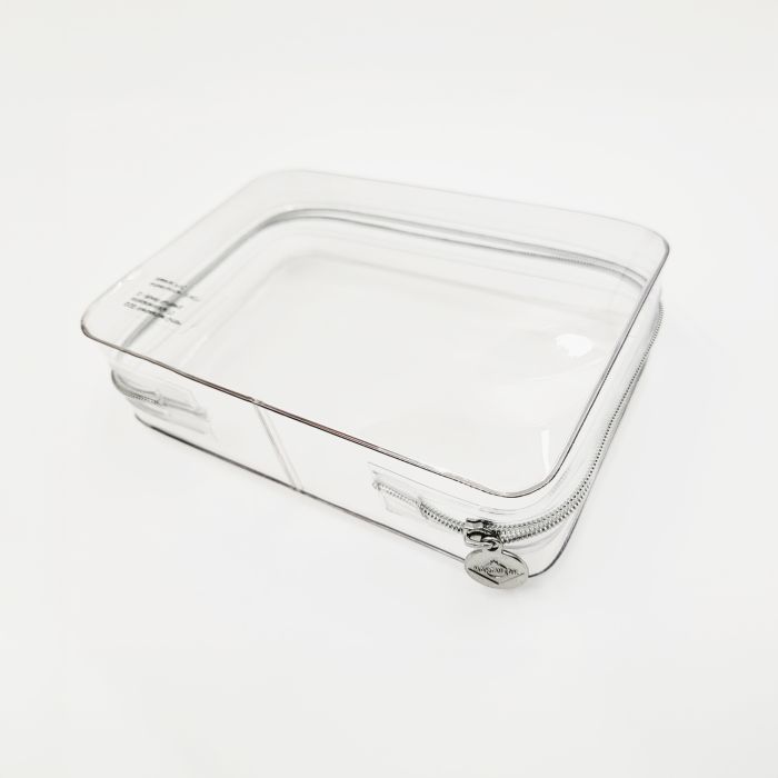Trousse cosmétique transparente