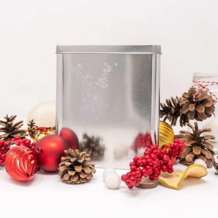 Boîte en fer blanc large 1p